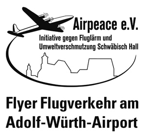 Flyer Flugverkehr am Adolf-Würth-Airport