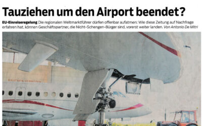 Bericht Haller Tagblatt vom 2. September 2024: Tauziehen am Airport beendet?